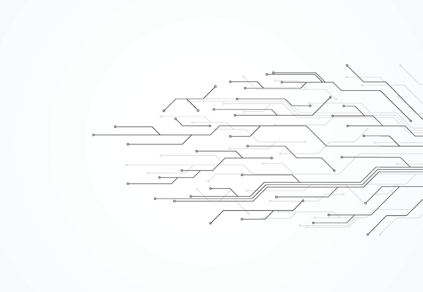 sfondo astratto con struttura del circuito di tecnologia. illustrazione della scheda madre elettronica. comunicazione e concetto di ingegneria. illustrazione vettoriale