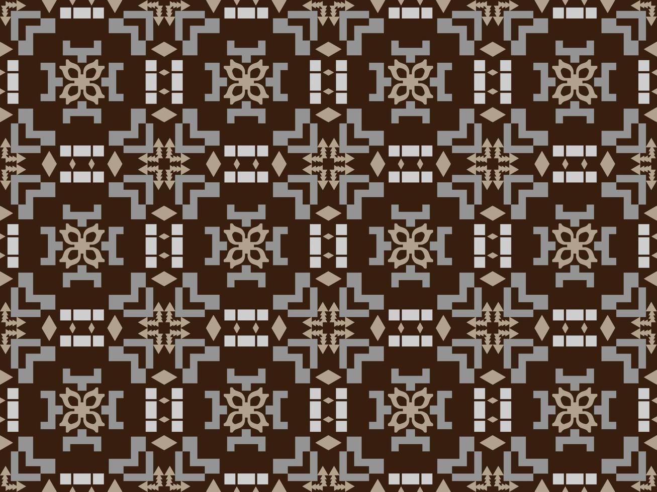 astratto senza soluzione di continuità pixel modello design ideale per seta sciarpa, fazzoletto, bandana, collo indossare, scialle, hijab, tessuto, tessile, sfondo, tappeto, lenzuolo, ceramica, o piastrelle. vettore