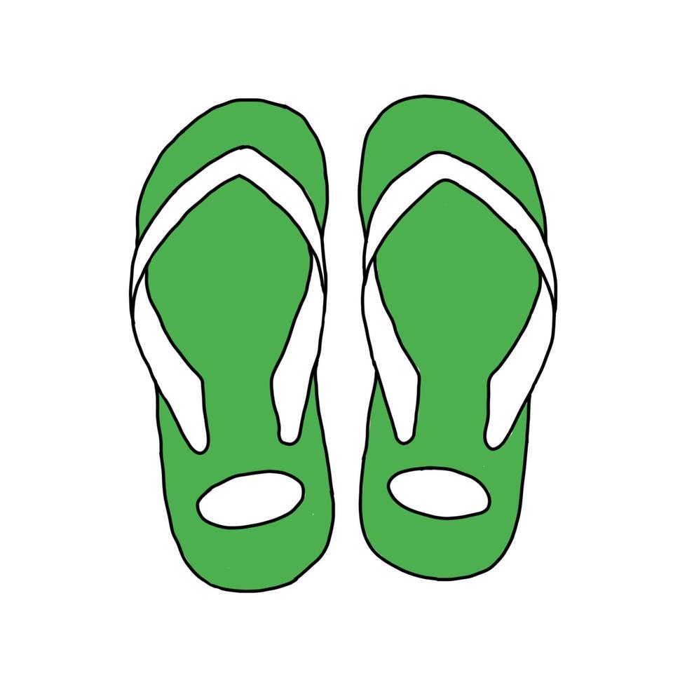 semplice Flip flop vettore disegno