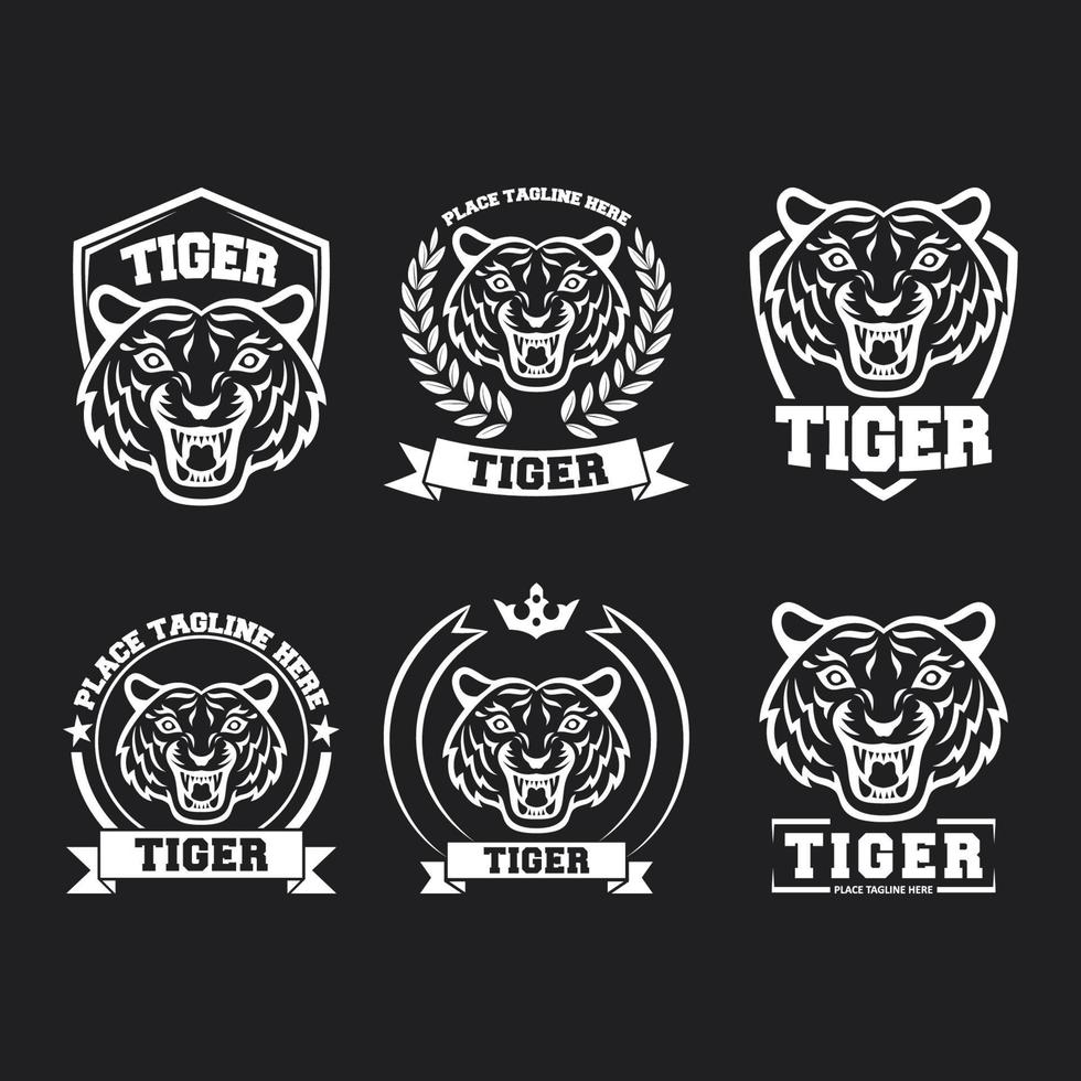 tigre icona e logo. vettore illustrazione