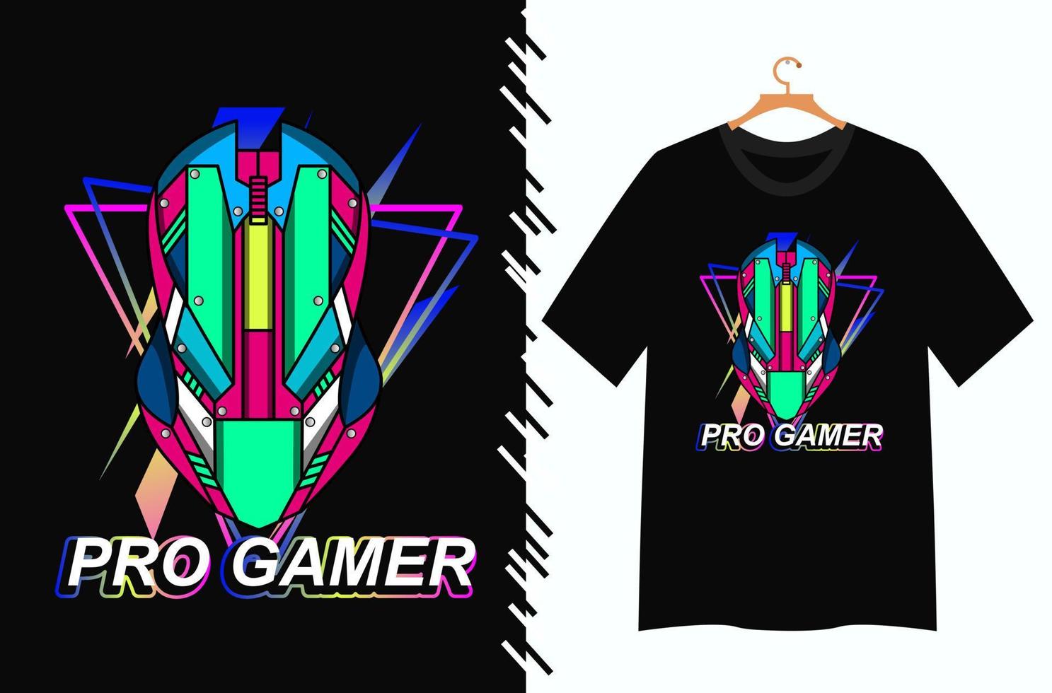 gamer illustrazione per t camicia design vettore