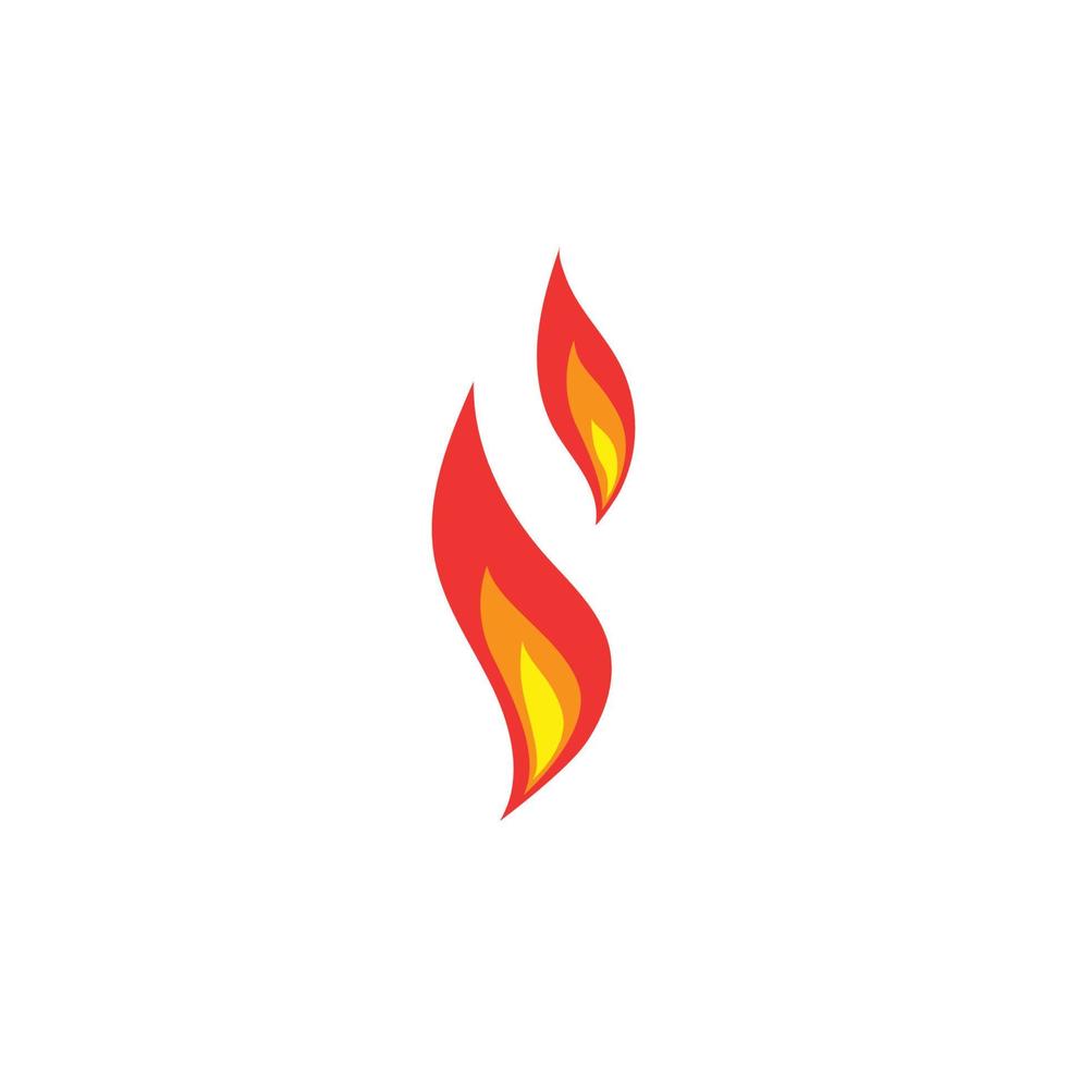 fuoco icona simbolo illustrazione vettore