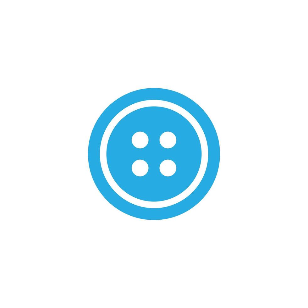 eps10 blu vettore Abiti pulsante solido icona isolato su bianca sfondo. moda e cucito simbolo nel un' semplice piatto di moda moderno stile per il tuo sito web disegno, logo, e mobile applicazione