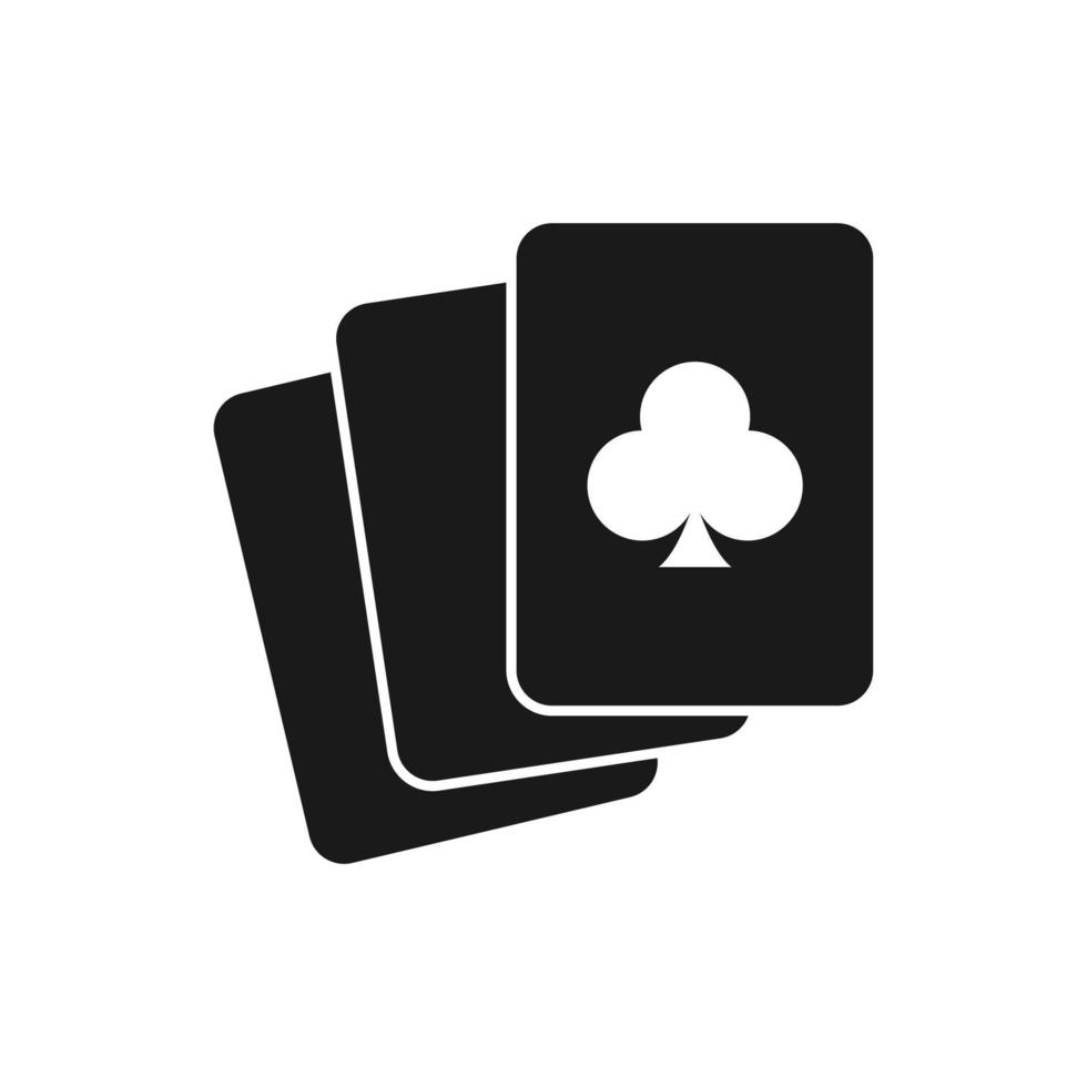 poker carta logo vettore