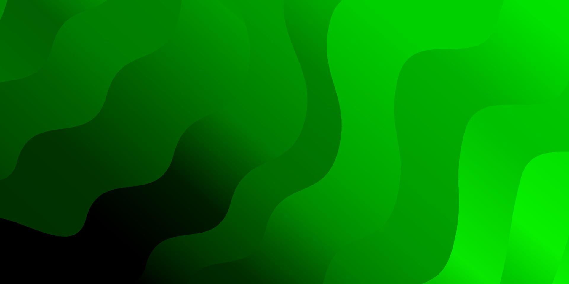 modello vettoriale verde chiaro con linee.