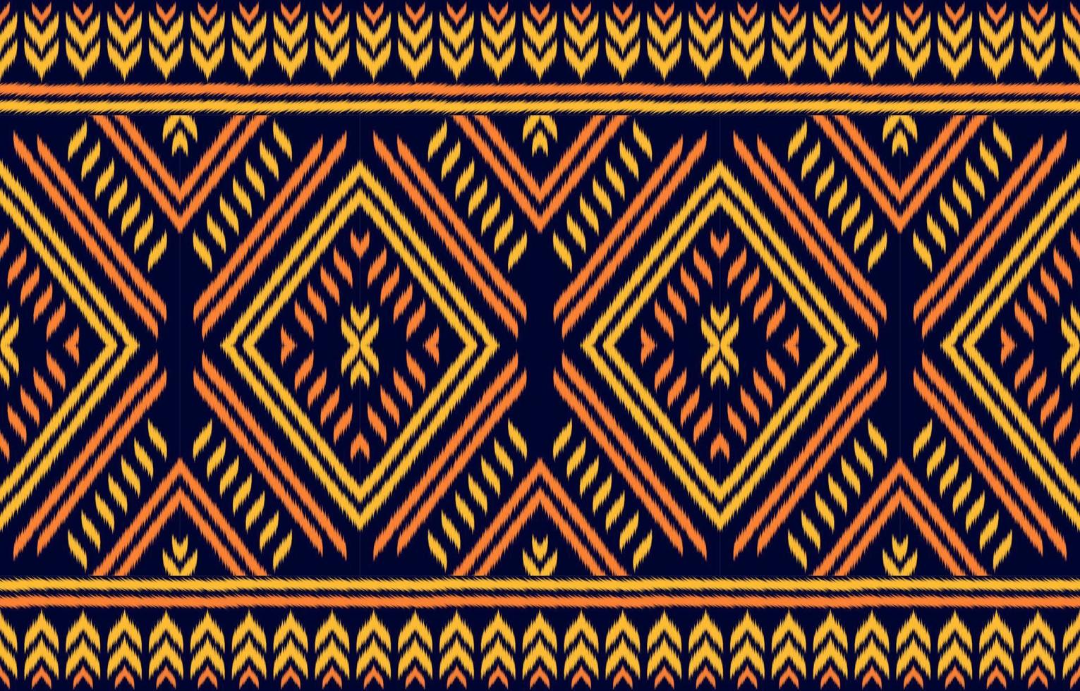 bellissimo tappeto ikat arte. geometrico etnico senza soluzione di continuità modello nel tribale. americano, messicano stile. vettore