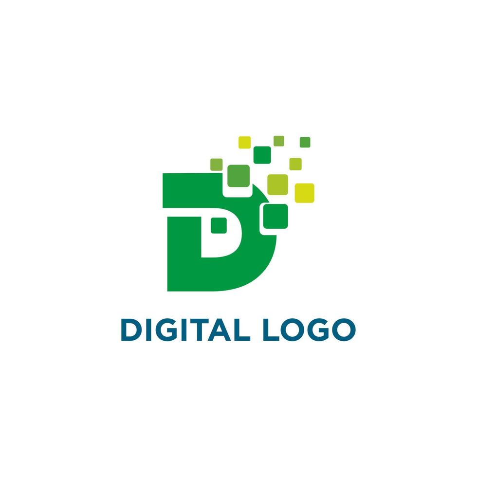 digitale astratto tecnologia logo azione vettore