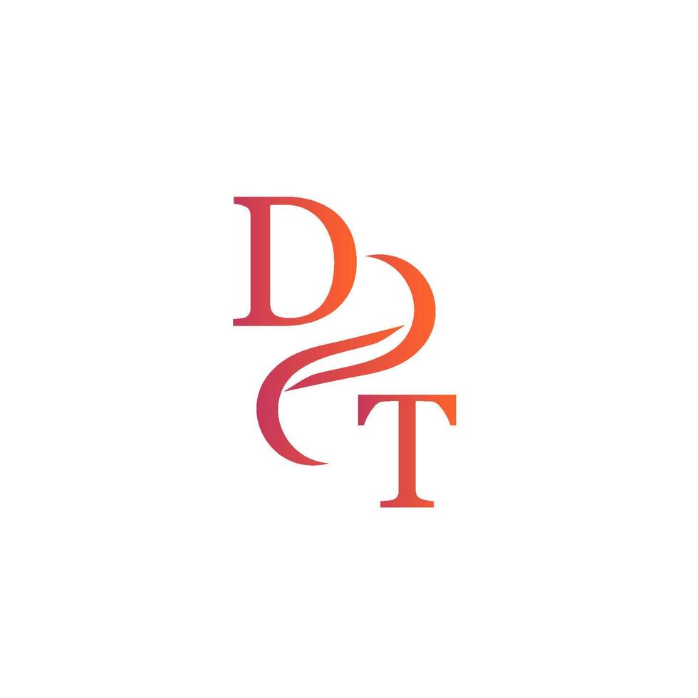 dt arancia colore logo design per il tuo azienda vettore