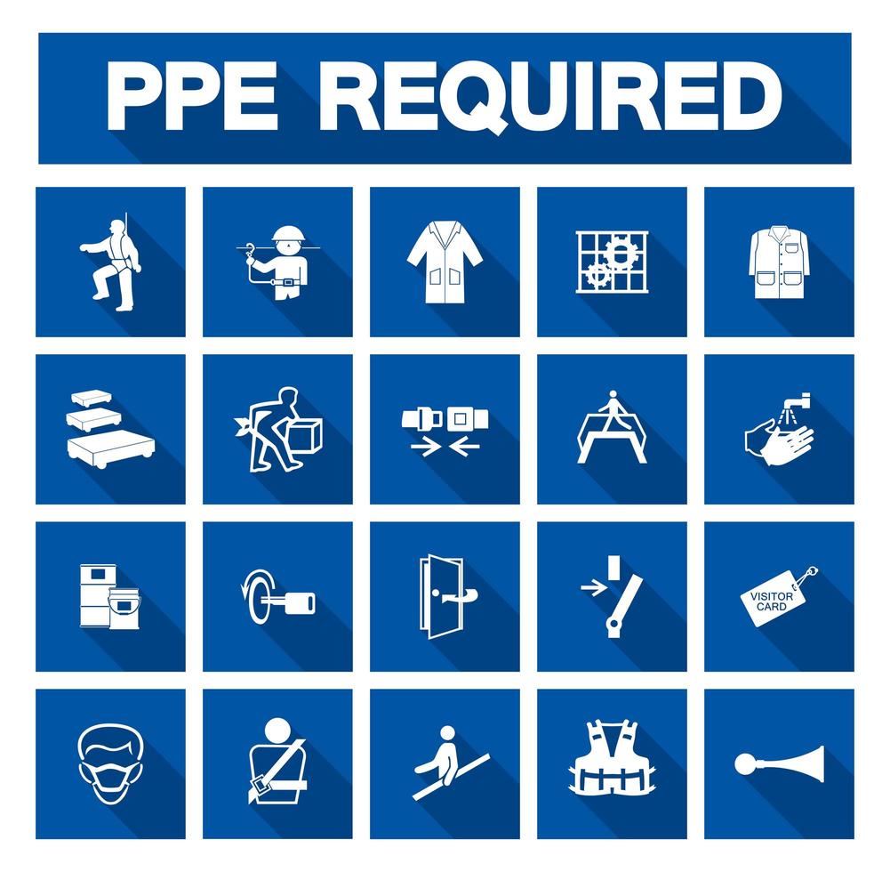 equipaggiamento di protezione personale richiesto vettore