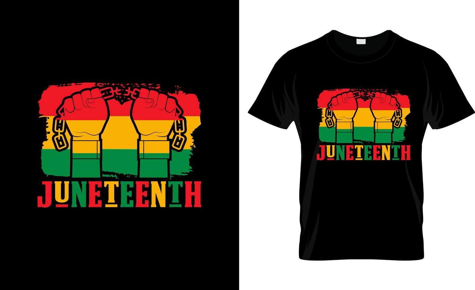 juneteenth maglietta disegno, juneteenth maglietta slogan e abbigliamento disegno, juneteenth tipografia, juneteenth vettore, juneteenth illustrazione vettore