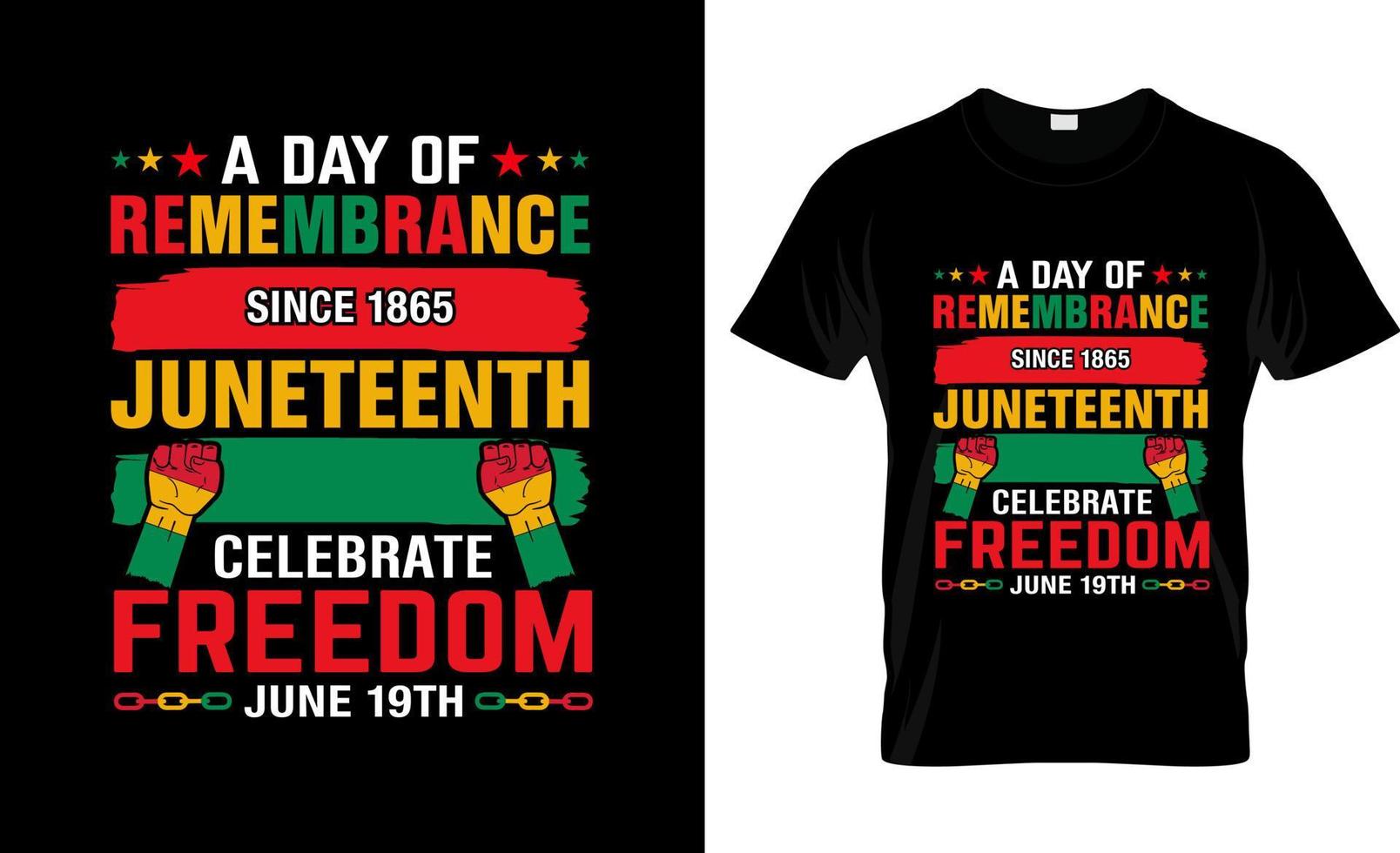 juneteenth maglietta disegno, juneteenth maglietta slogan e abbigliamento disegno, juneteenth tipografia, juneteenth vettore, juneteenth illustrazione vettore