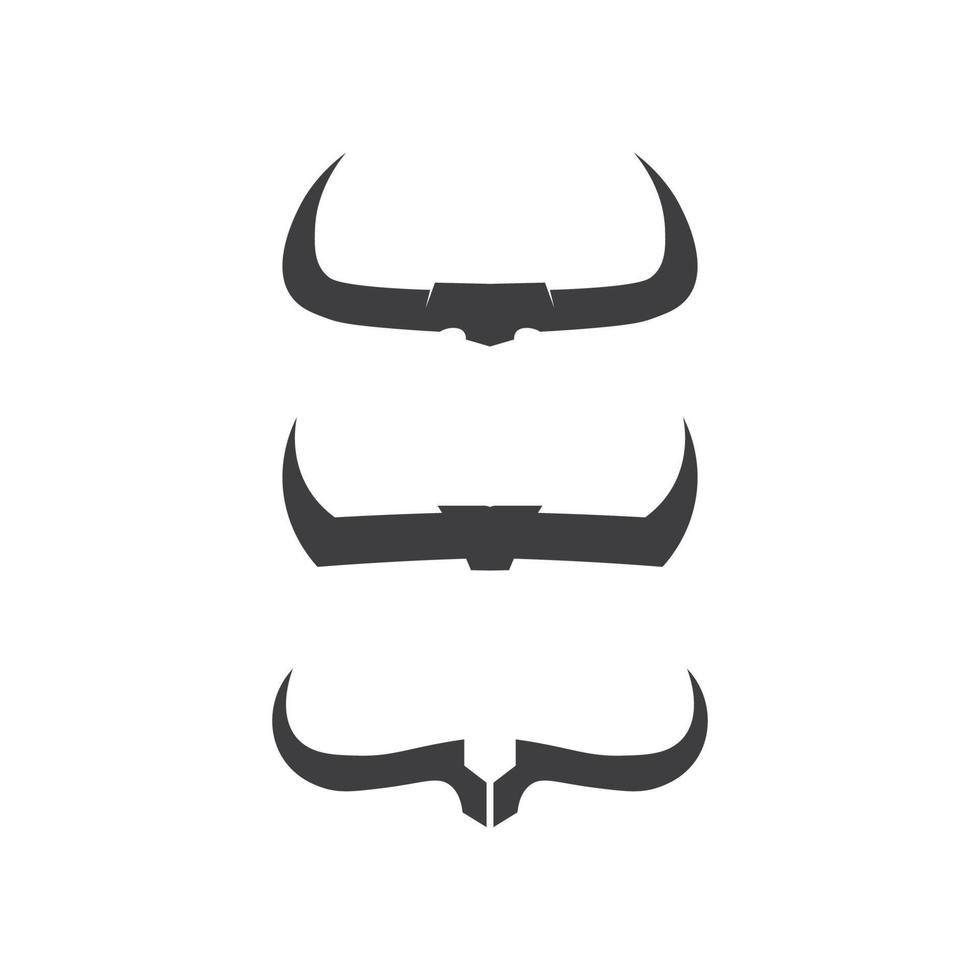astratto scudo Toro logo, corno badge logo icona vettore