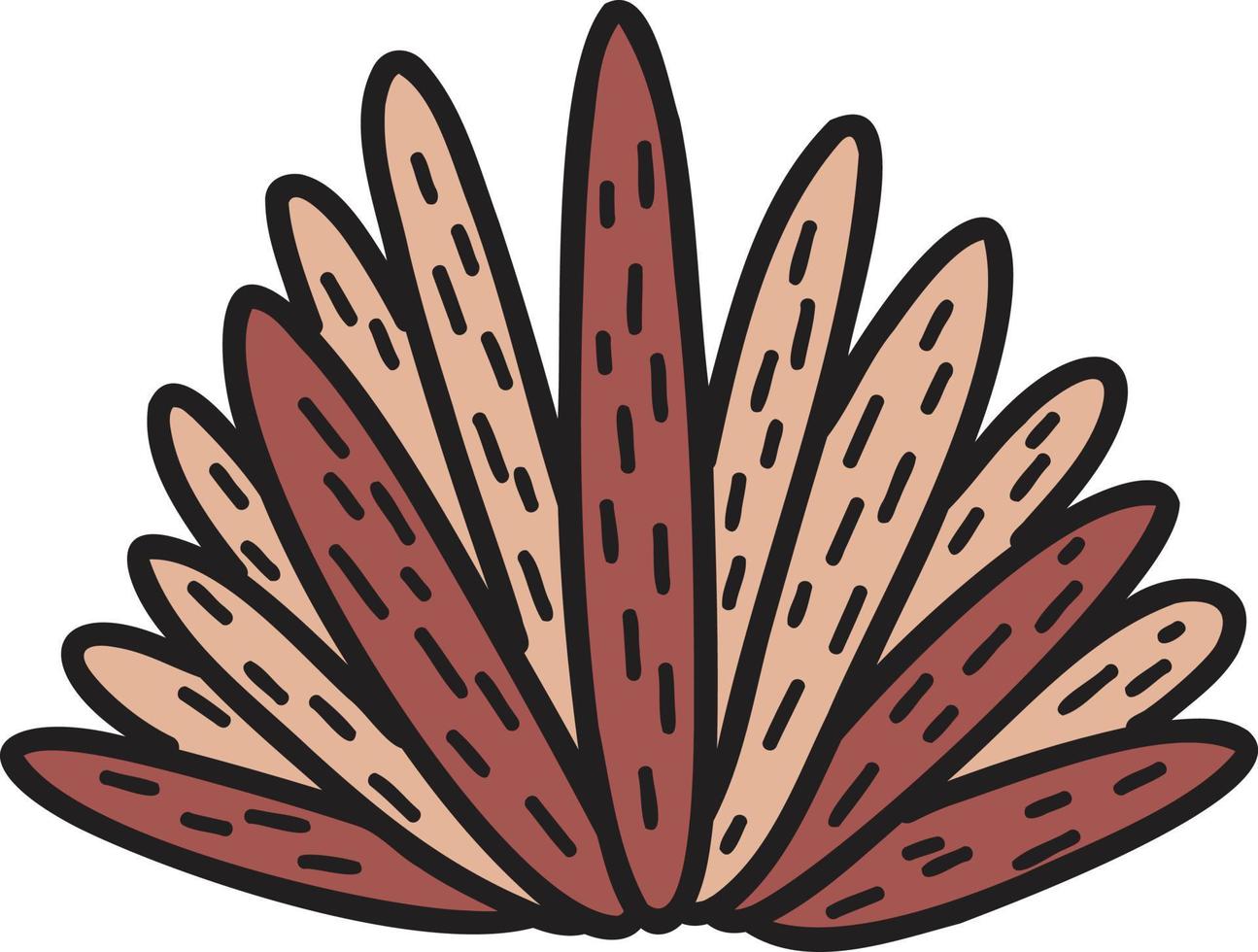 illustrazione di cactus carino disegnato a mano vettore