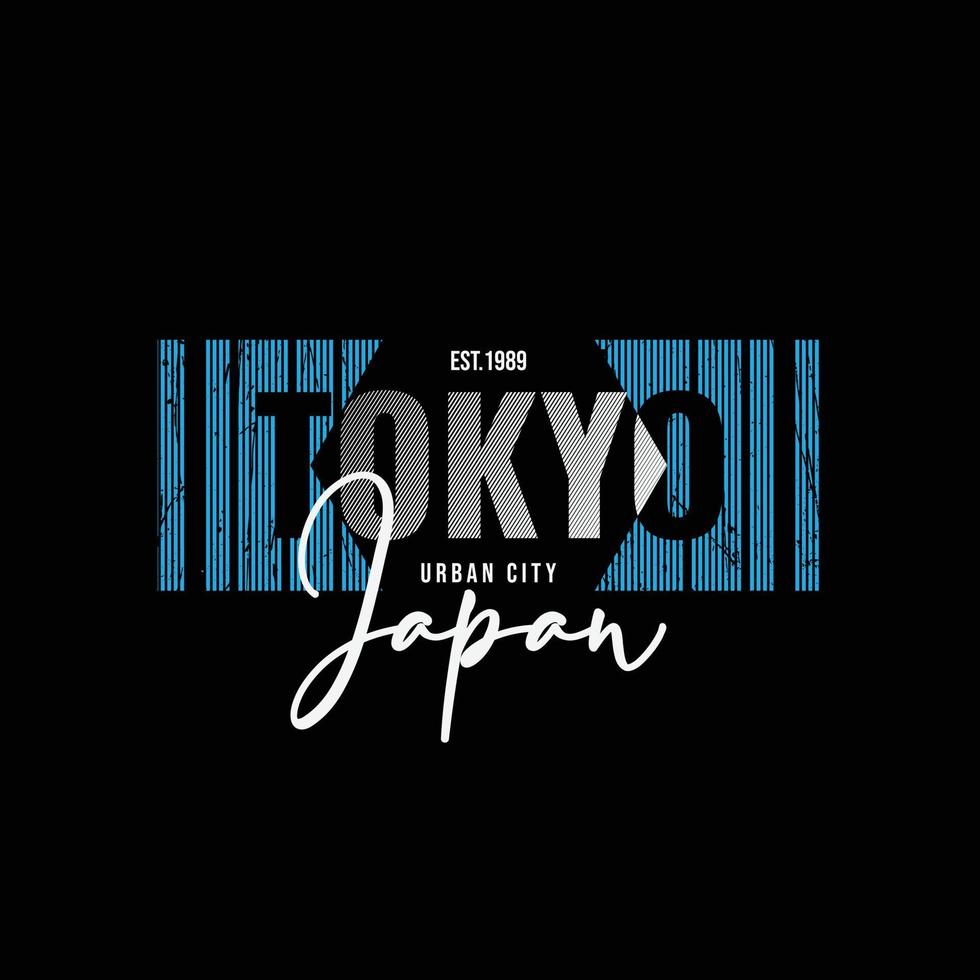 tokyo t-shirt e design di abbigliamento vettore