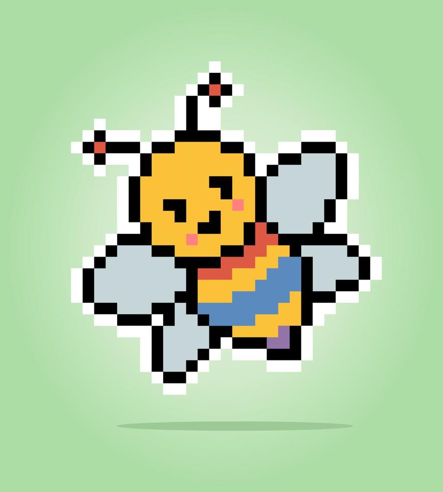 pixel 8 po ape. animale gioco risorse nel vettore illustrazione.
