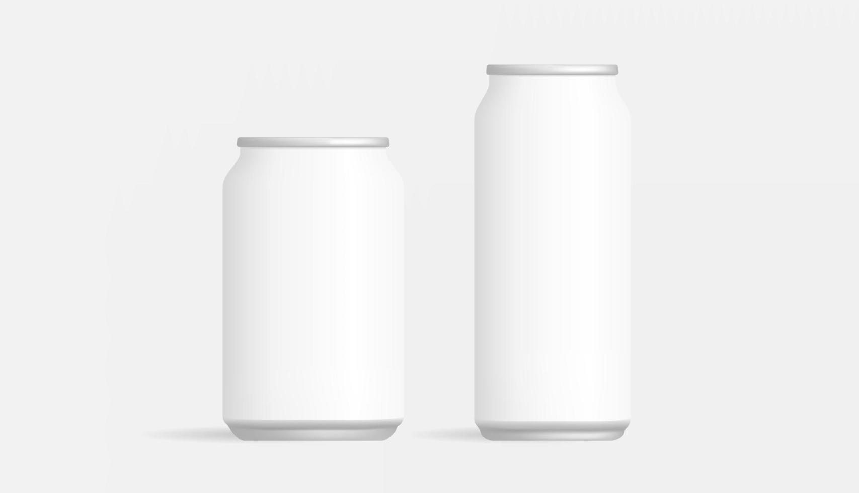 realistico Opaco birra freddo bevanda può Prodotto il branding modello confezione vetrina modello vettore