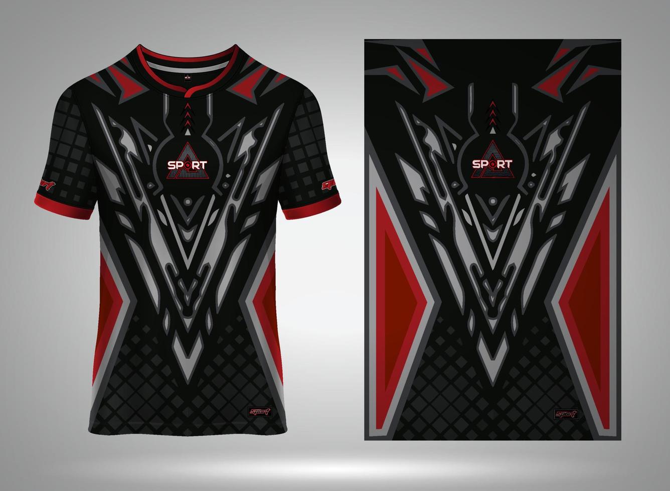 e sport maglia maglietta. calcio maglia modello per calcio club. sport modello tessuto tessile. sport sfondo struttura modello vettore