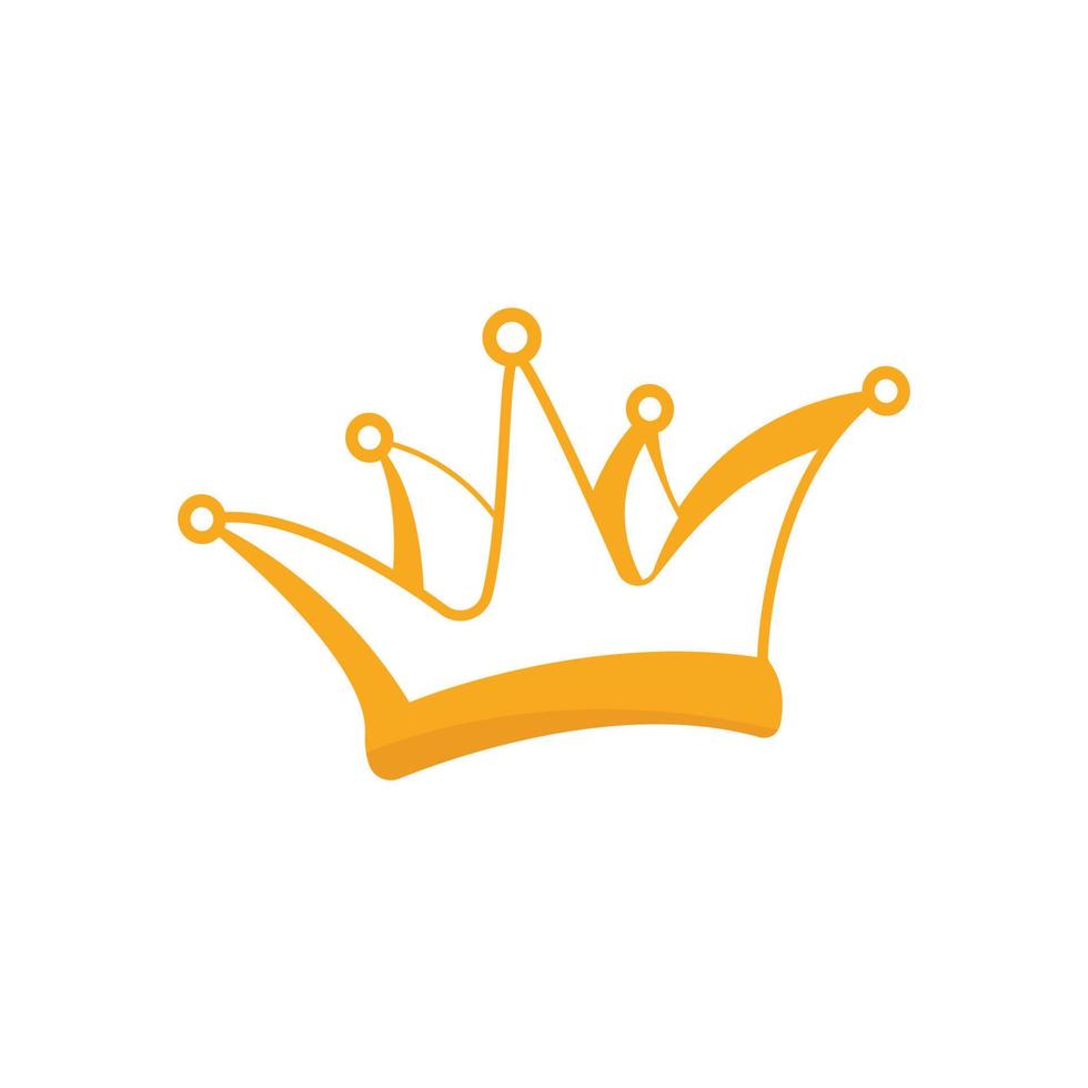 corona linea icona illustrazione. semplice design modificabile vettore