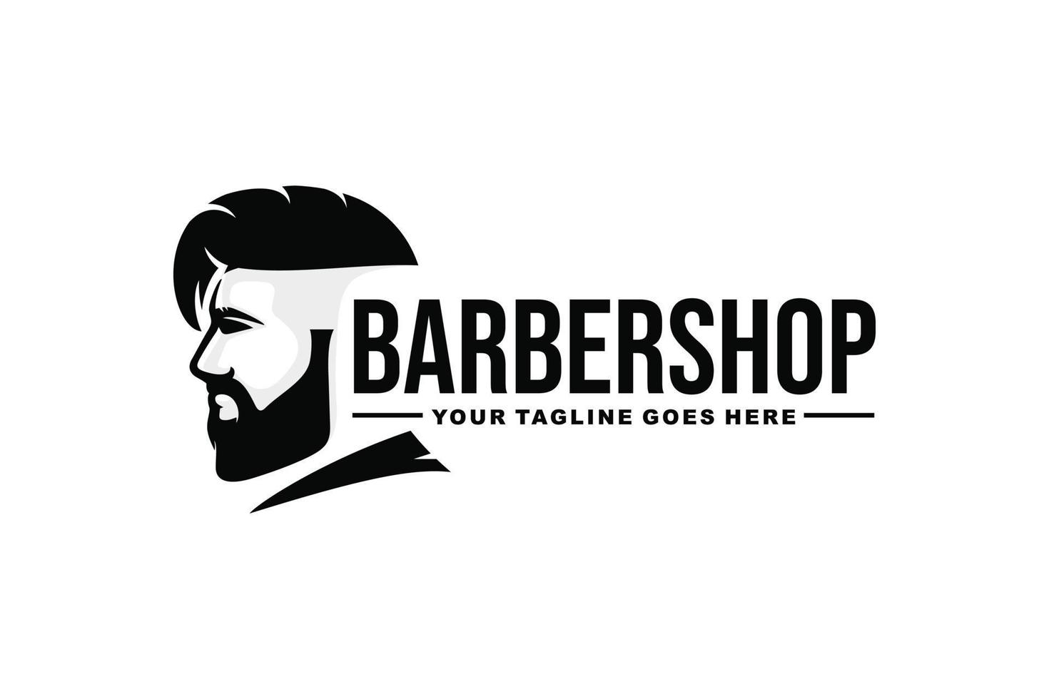 vettore logo barbiere