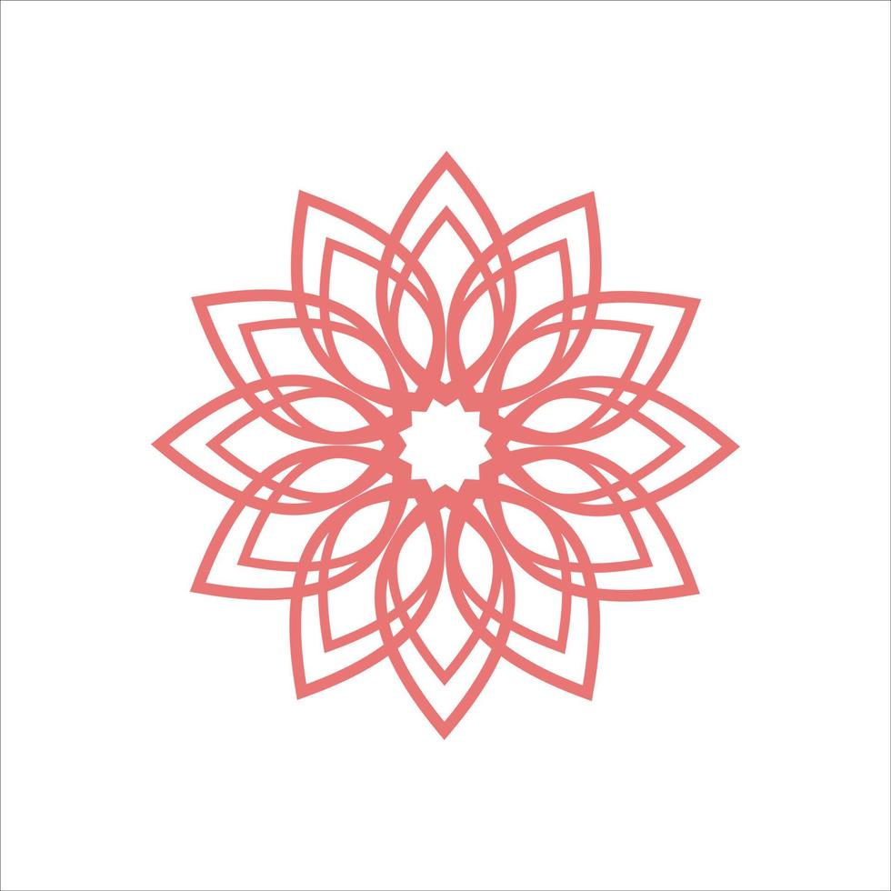 loto fiore logo. vettore design modello di loto icone schema stile per eco, bellezza, terme, yoga