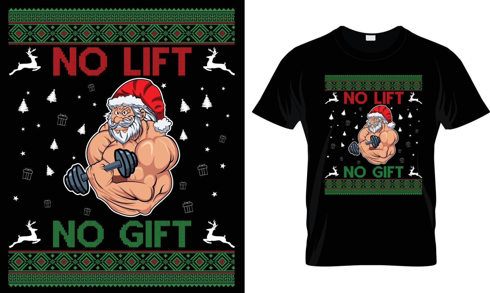 no sollevamento no regalo fitness maglietta design grafico vettore