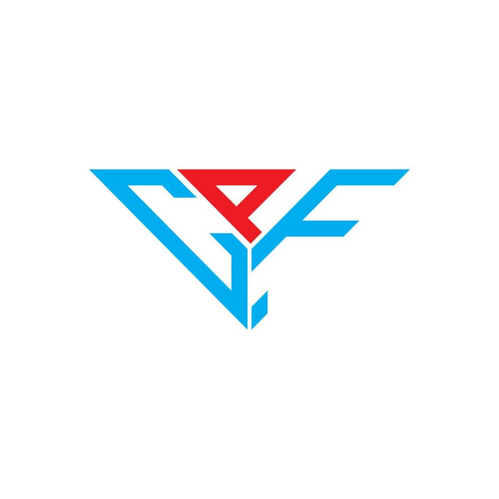 cpf lettera logo creativo design con vettore grafico, cpf semplice e moderno logo nel triangolo forma.