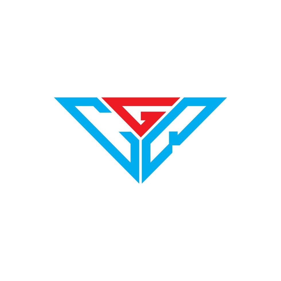 cgq lettera logo creativo design con vettore grafico, cgq semplice e moderno logo nel triangolo forma.