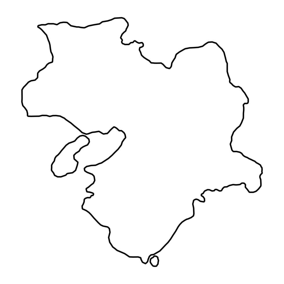 kansai carta geografica, Giappone regione. vettore illustrazione