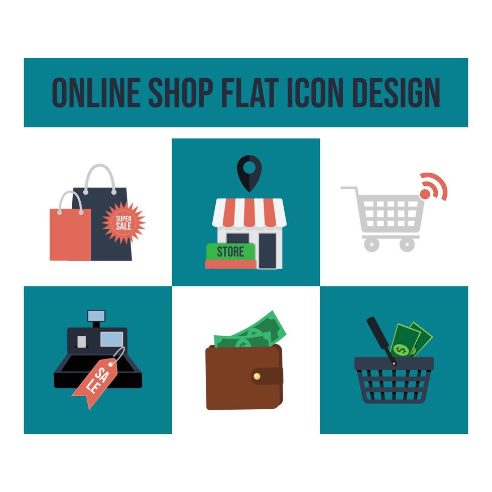 e-commerce e shopping in linea Infografica icone vettore