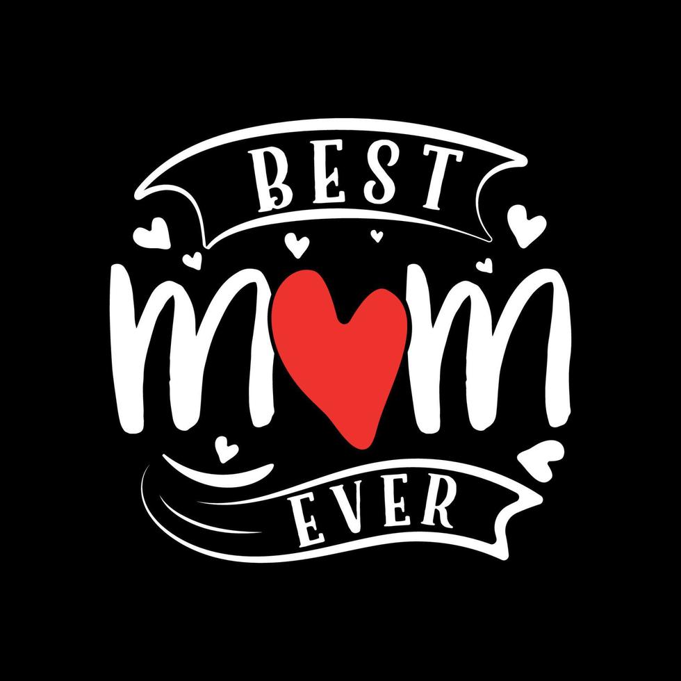 festa della mamma amante della mamma idea regalo migliore mamma t shirt arte vettoriale