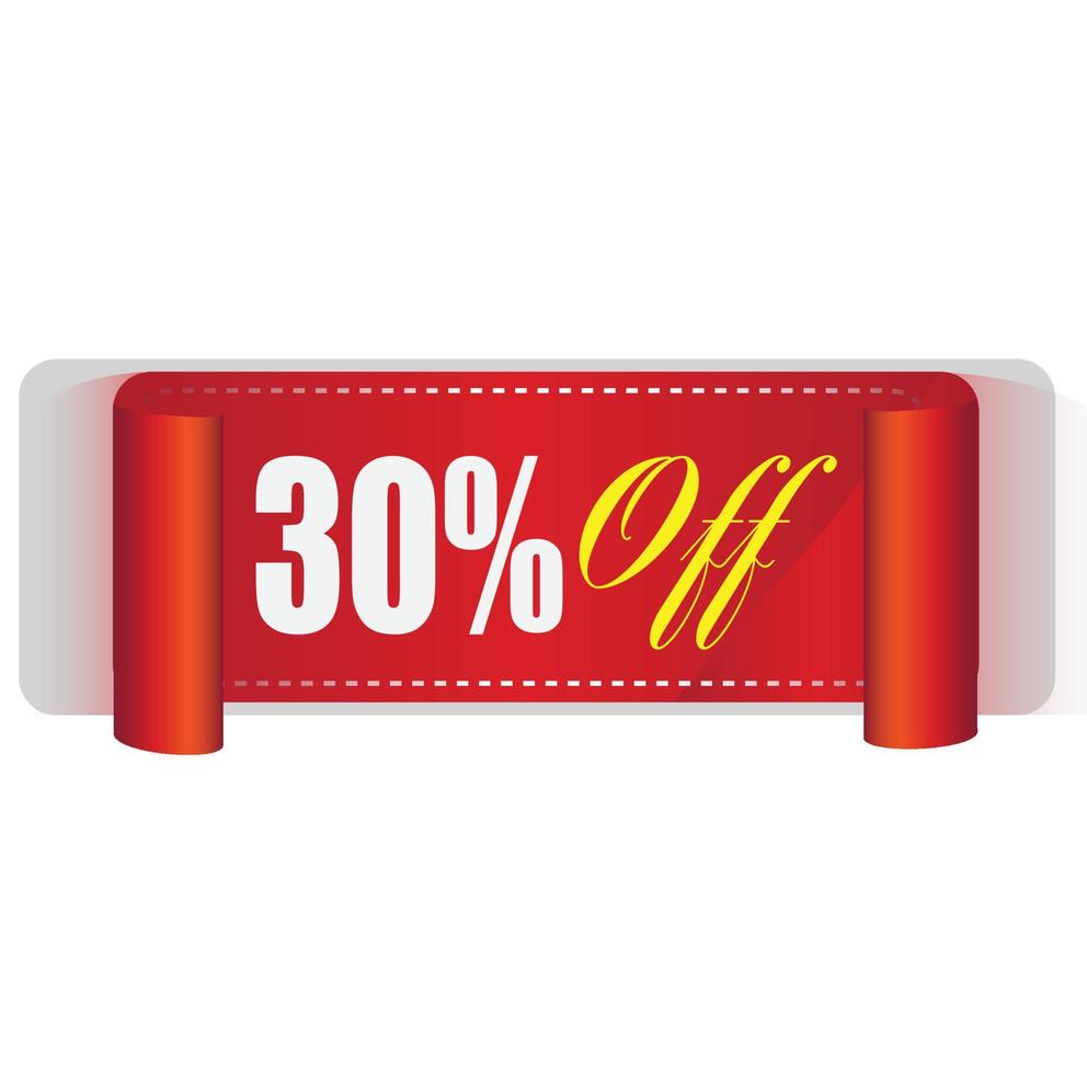 Sconto del 30% sulla vendita promozionale per il tuo poster di vendita unico, banner, sconto, annunci vettore