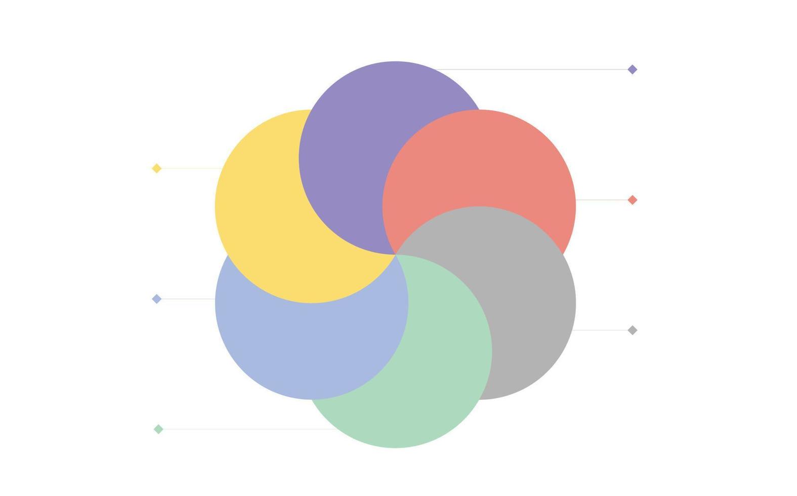 circolo d'affari. icone di infografica timeline progettate per sfondo astratto modello pietra miliare elemento diagramma moderno tecnologia di processo grafico di presentazione dei dati di marketing digitale vettore