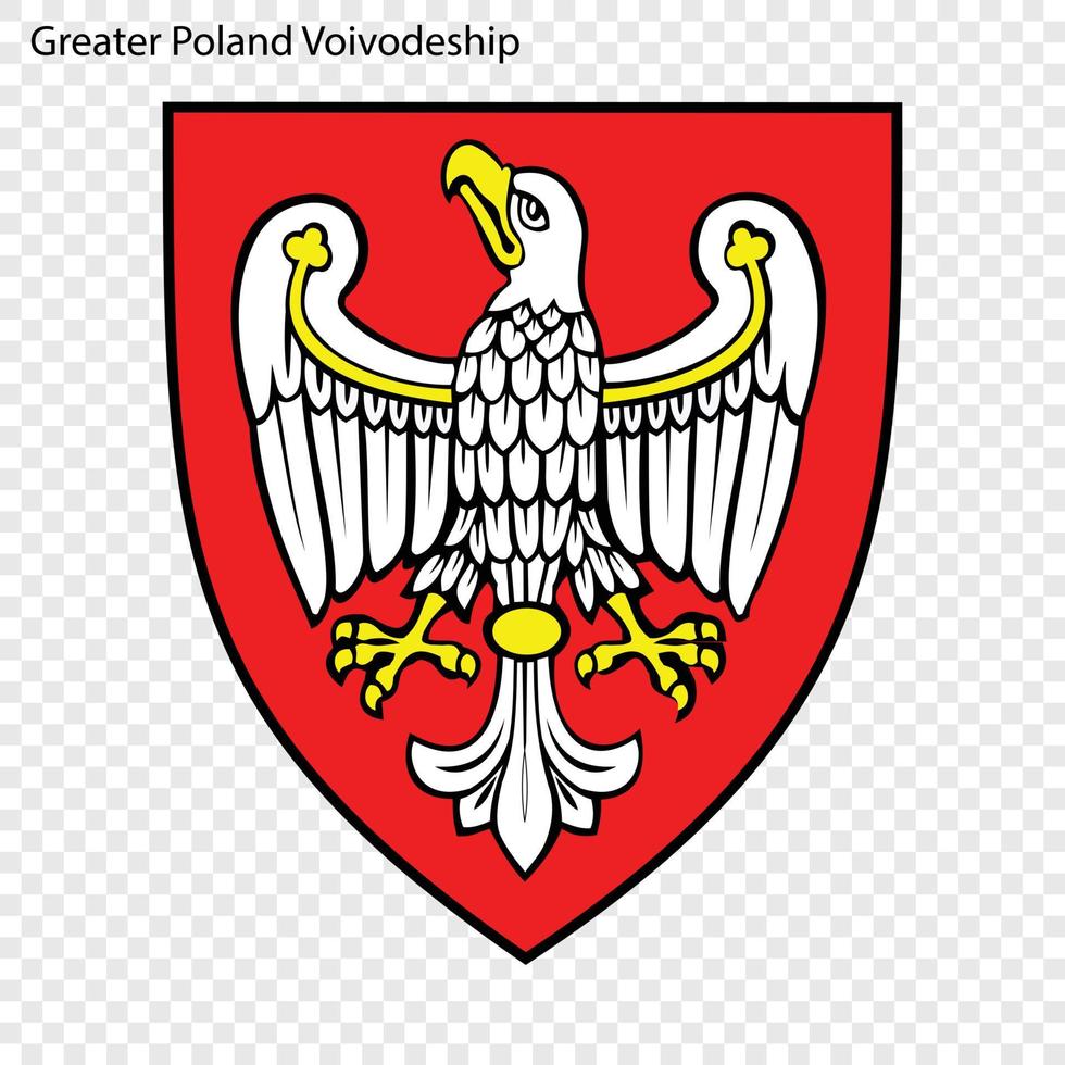 emblema dello stato della polonia vettore