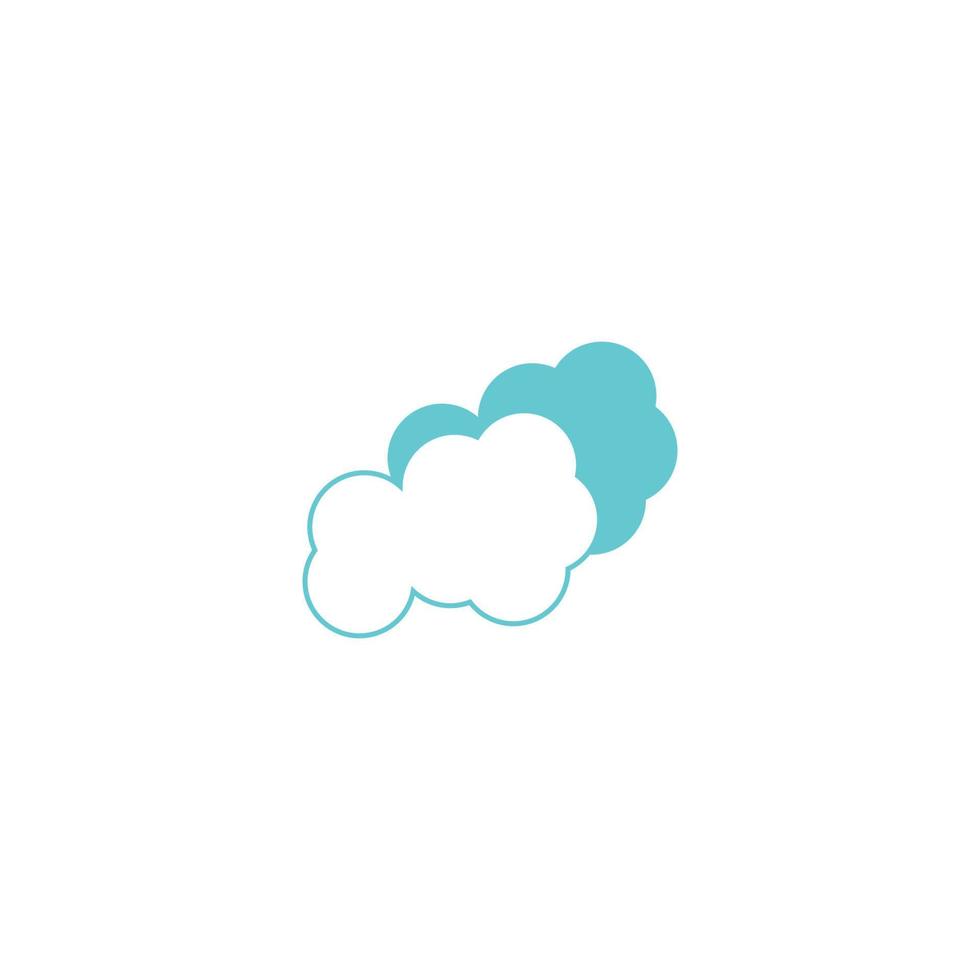 vettore dell'illustrazione dell'icona della nuvola
