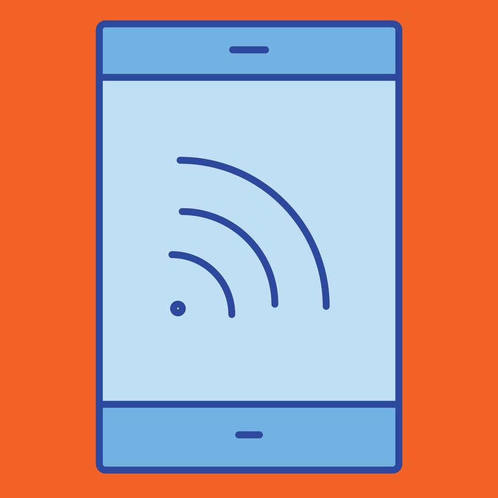 icona vettoriale wifi mobile che può facilmente modificare o modificare