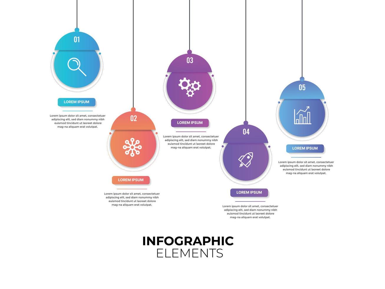 modello di disegno vettoriale astratto 3d di infografica presentazione aziendale. può essere utilizzato per il layout del flusso di lavoro, il diagramma, il rapporto annuale, il web design, il banner creativo, il vettore di etichette