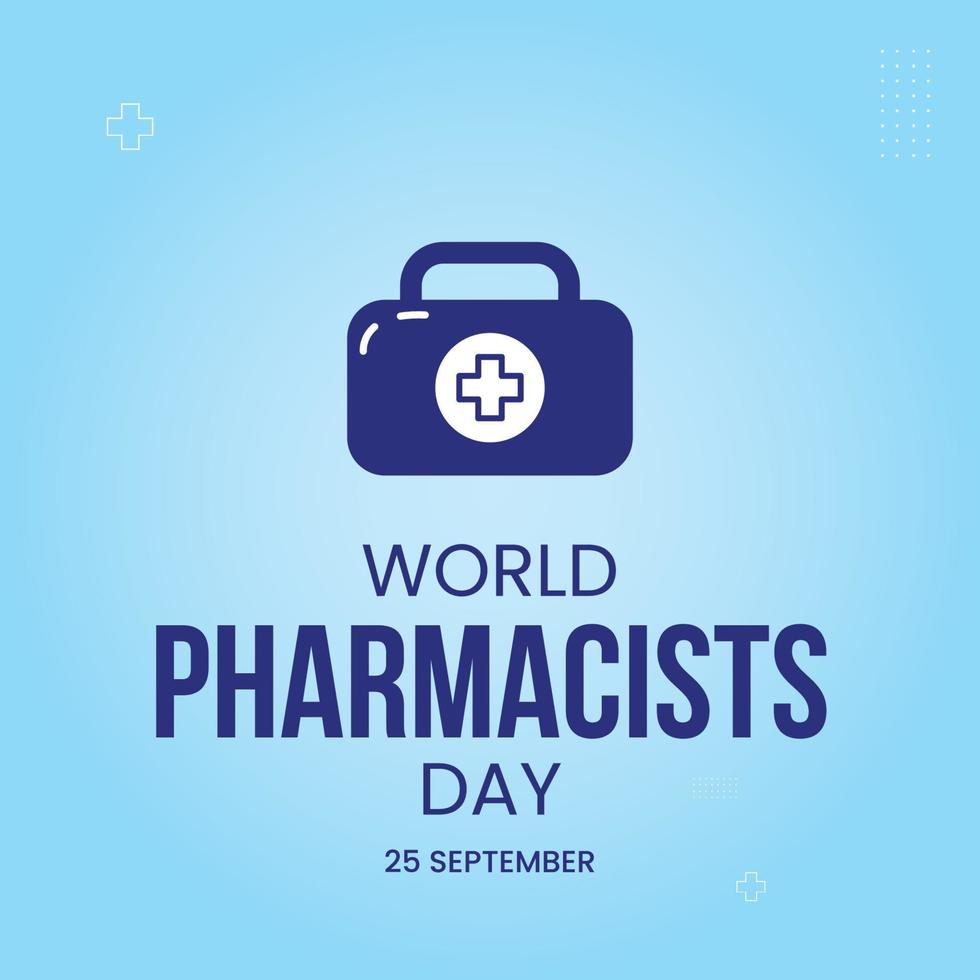 progettazione della giornata mondiale dei farmacisti vettore