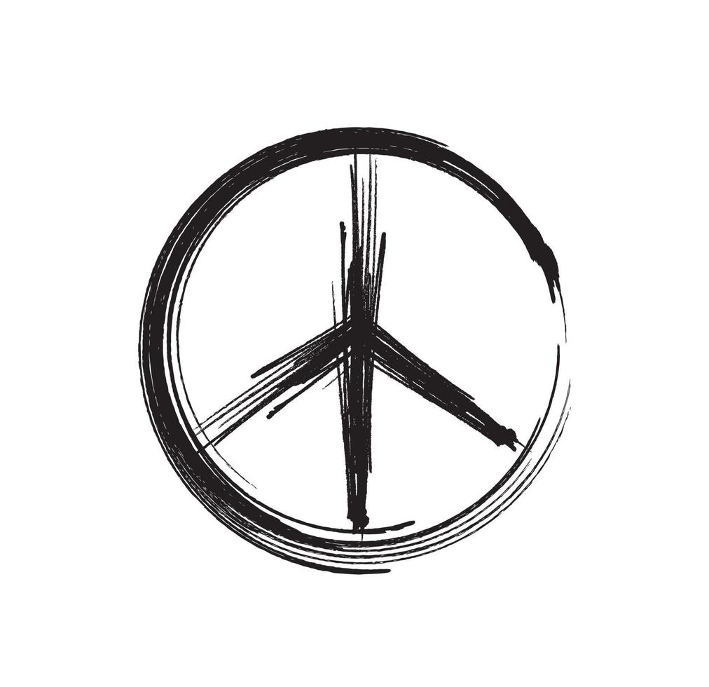 pace simbolo icona. vettore illustrazione