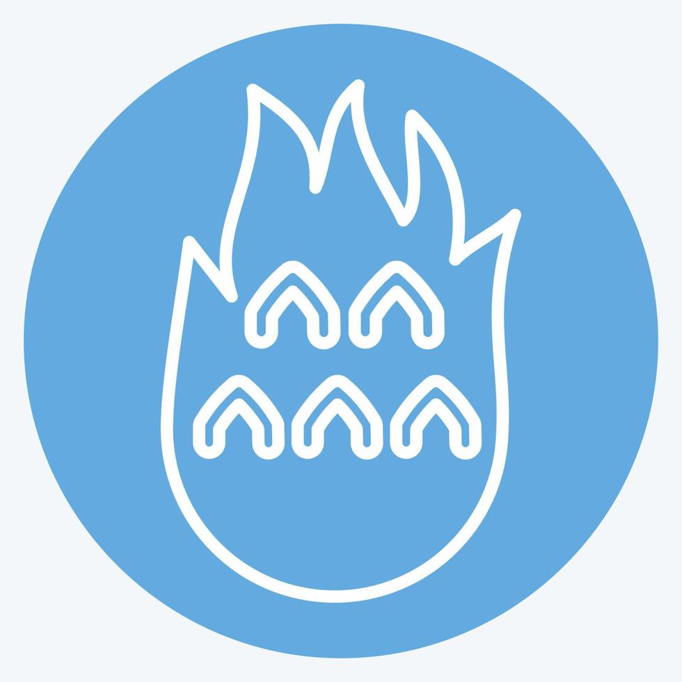icona Drago frutta. relazionato per Tailandia simbolo. blu occhi stile. semplice design modificabile. semplice illustrazione. semplice vettore icone. mondo viaggio turismo. tailandese