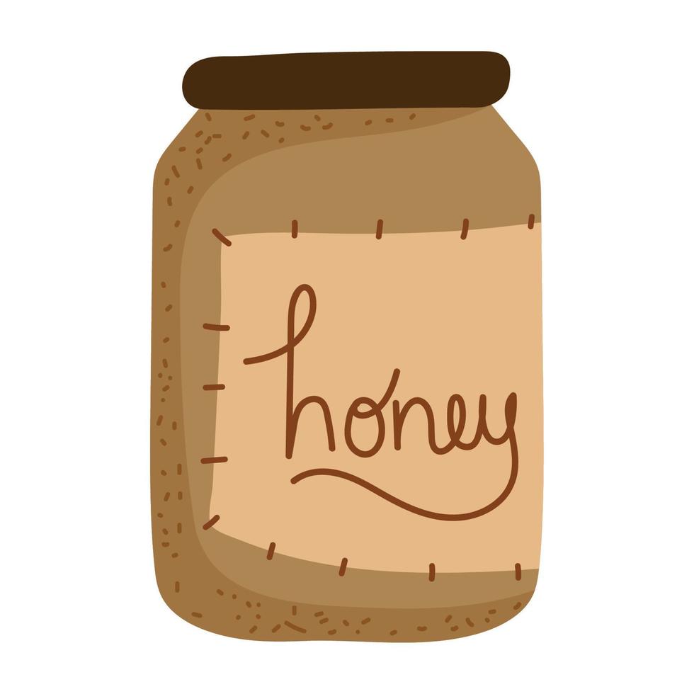 icona del barattolo di miele vettore
