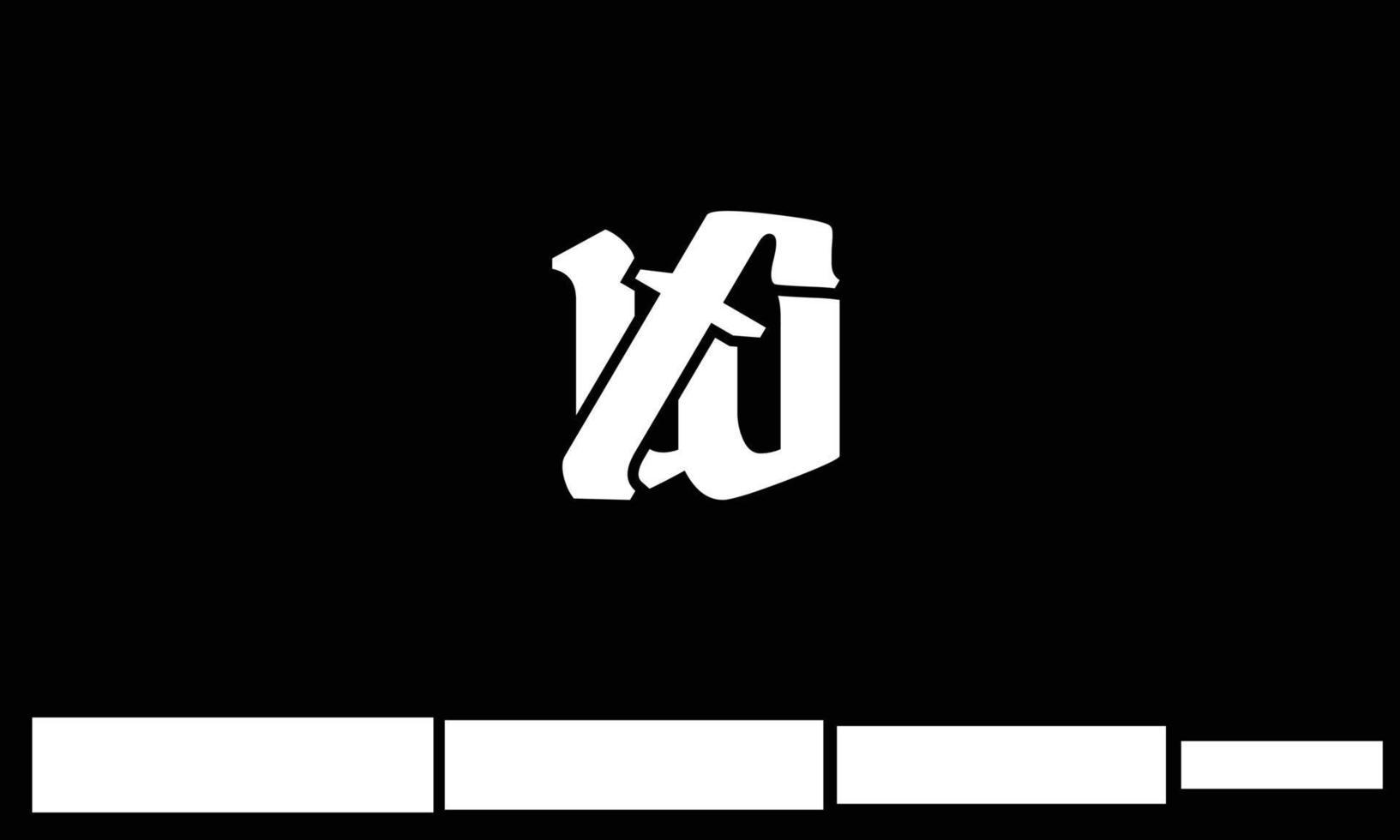alfabeto lettere iniziali monogramma logo fw, wf, f e w vettore