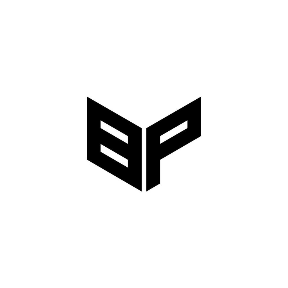 bp lettera logo design con bianca sfondo nel illustratore. vettore logo, calligrafia disegni per logo, manifesto, invito, eccetera.