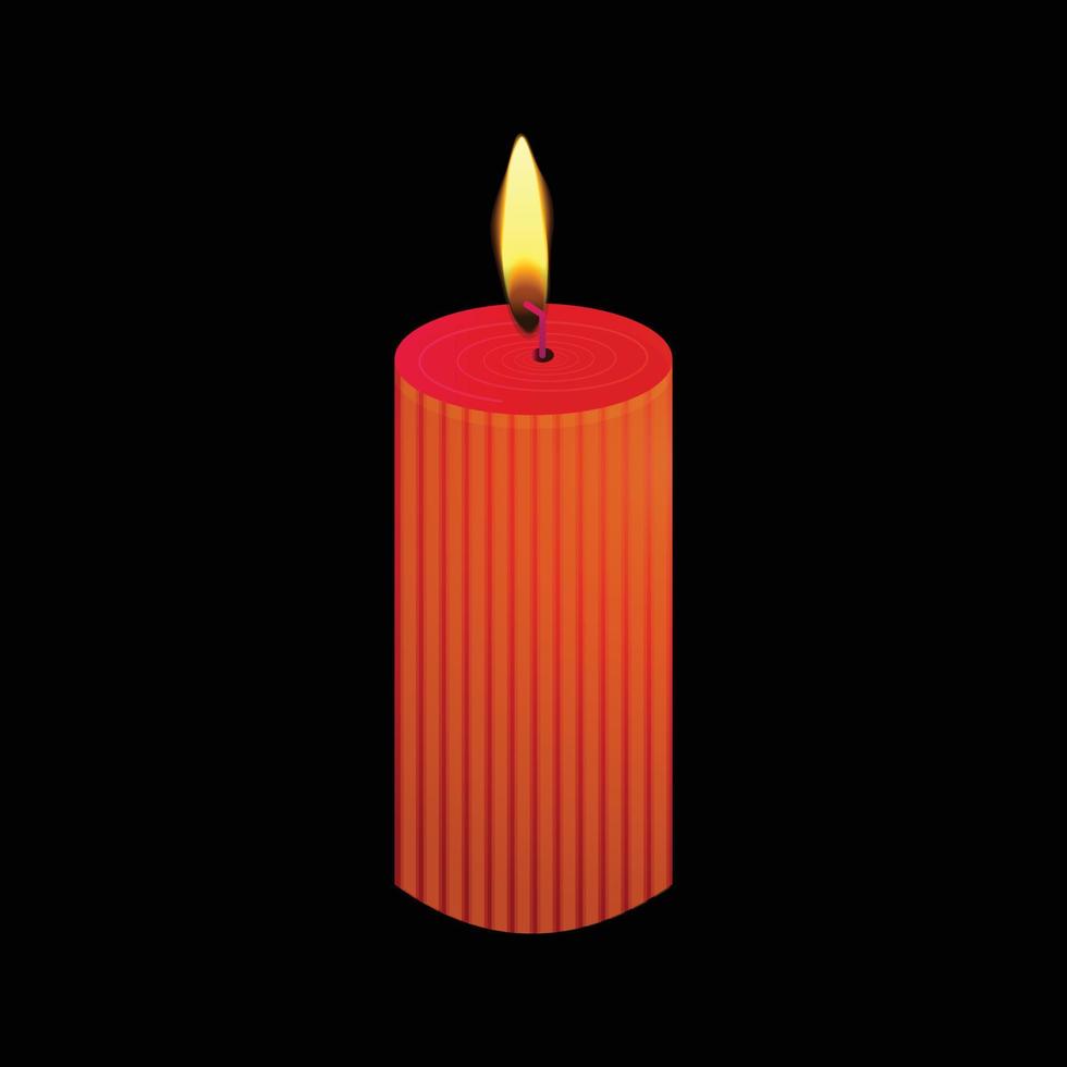 Diwali candela leggero vettore illustrazione