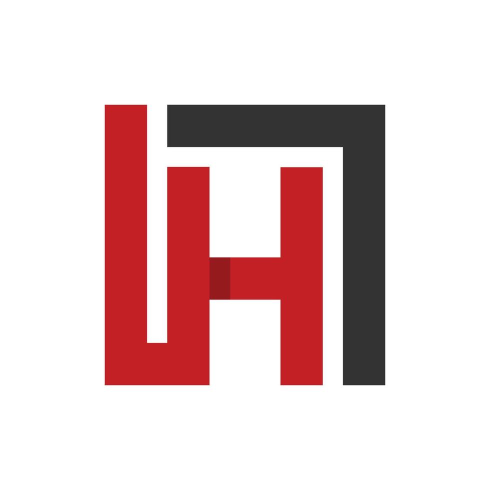 lettera h moderno geometrico attività commerciale logo vettore