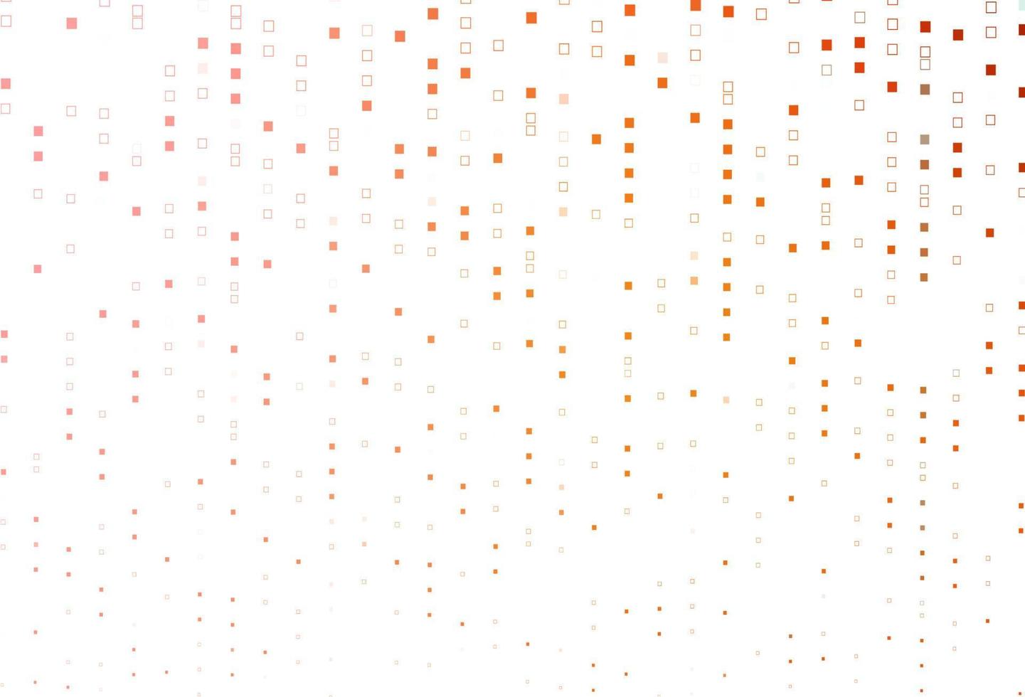 modello vettoriale arancione chiaro con stile quadrato.
