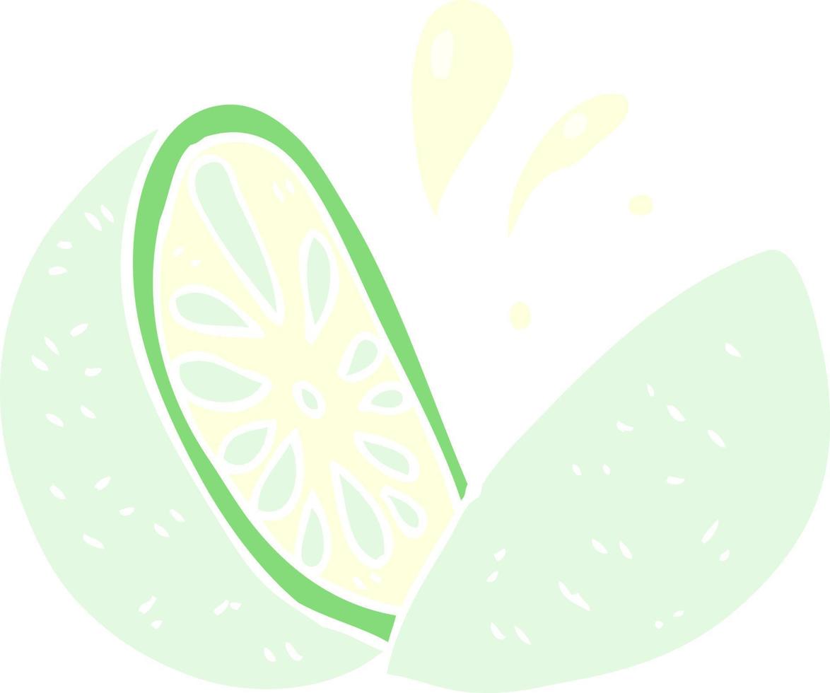 piatto colore illustrazione di melone vettore