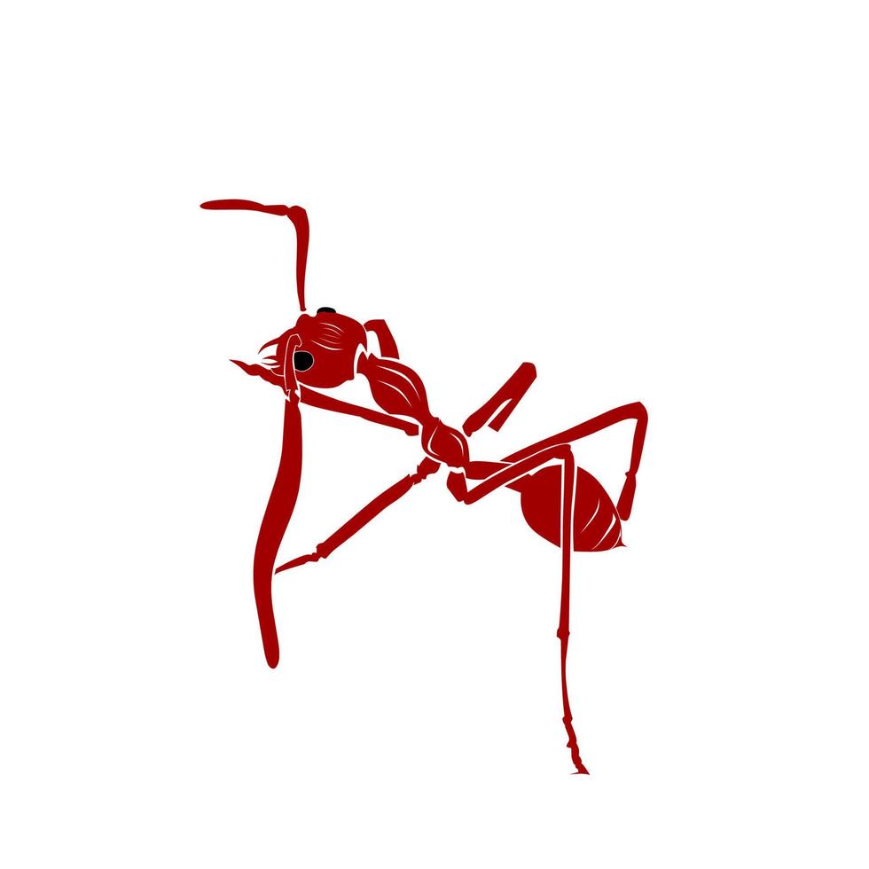 rosso formica vettore o gamma formica, può essere Usato per loghi o altro illustrazioni
