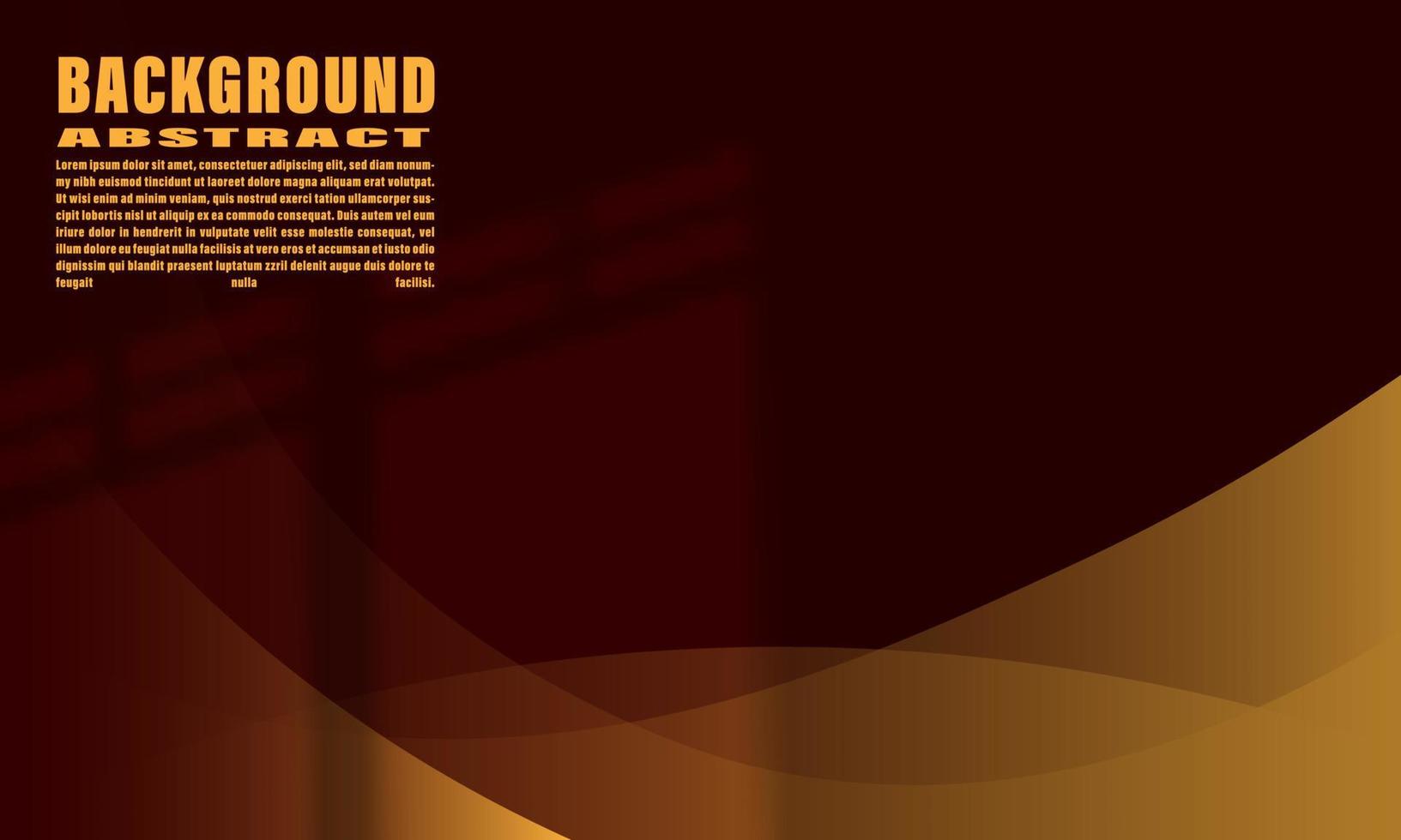 astratto sfondo geometrico pendenza liquido onda ombra copertura colore arancia marrone di moda elegante eps 10 vettore