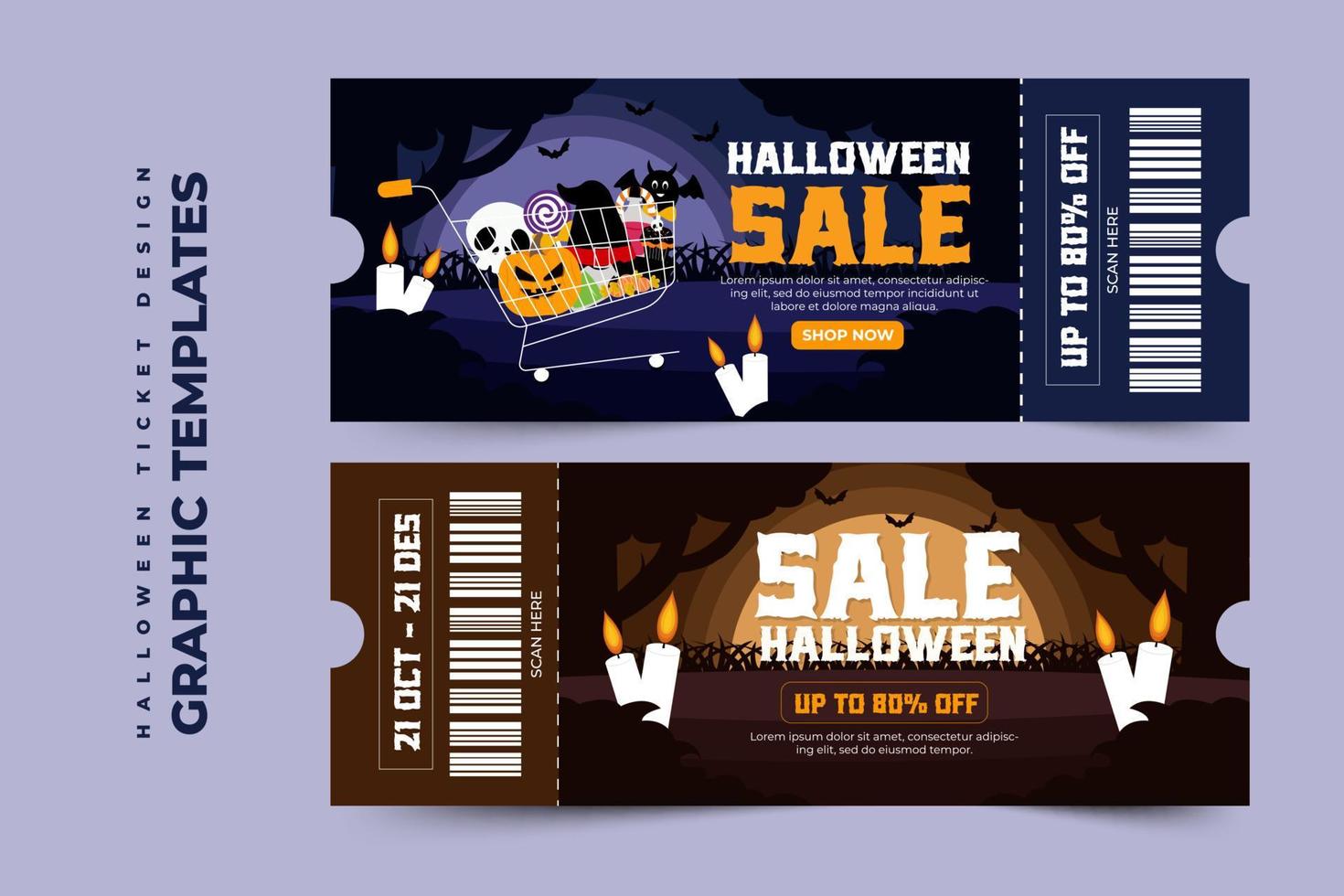 semplice e elegante Halloween grafico design modello quello è facile per personalizzare vettore