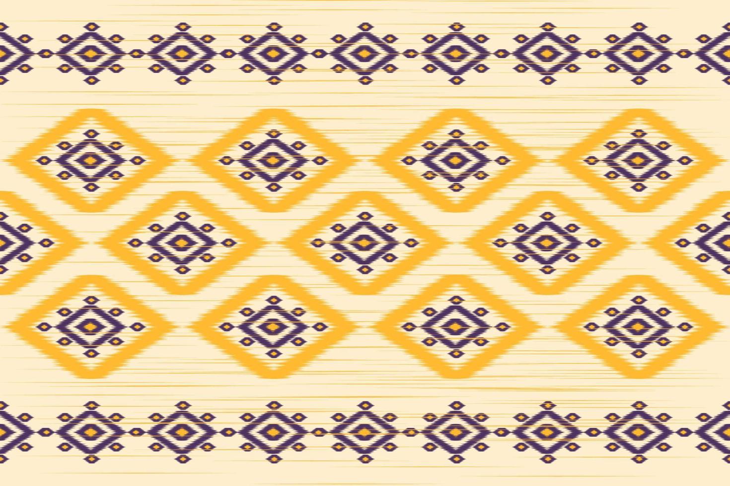 tappeto etnico ikat arte. senza soluzione di continuità modello nel tribale. vettore